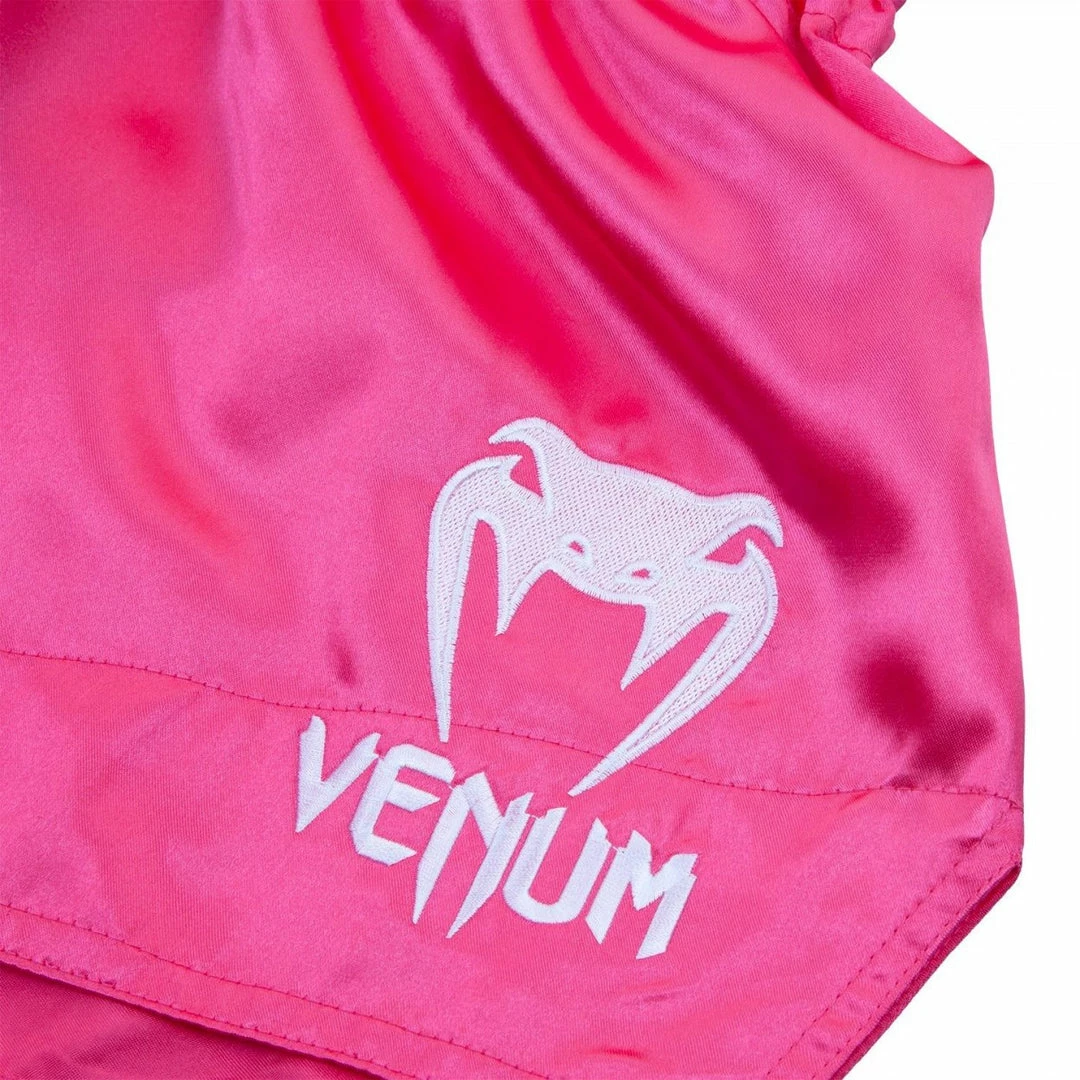 Playwell Venum Classic Muay Thai Shorts Pink 2 Playwell Venum Classic Muay Thai Shorts Pink