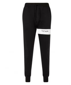 Playwell Tatami Original Black Cotton Tracksuit Bottoms Tatami Fightwear