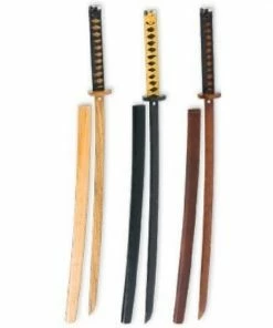 Playwell New - Wooden Roped Bokken With Scabbard Japanese Wooden Bokken