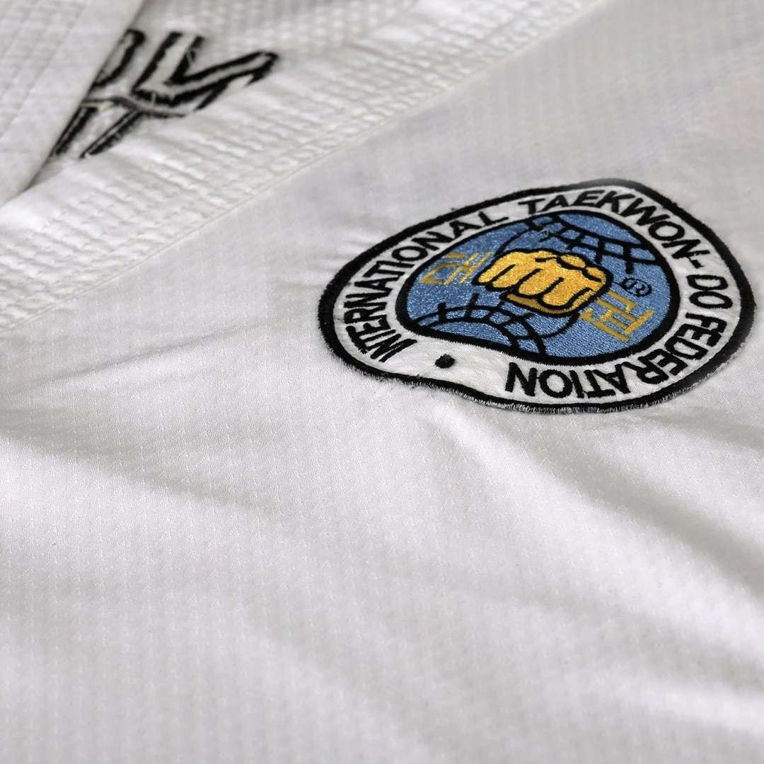 Playwell ITF And Taekwondo Poomes Uniforms Elite Ultra Light ITF Taekwondo Black Belt Fighter Suit 6 Playwell ITF And Taekwondo Poomes Uniforms Elite Ultra Light ITF Taekwondo Black Belt Fighter Suit