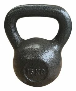 Playwell Strength Training Equipment Heavy Iron Cast KettelBell - 15kg