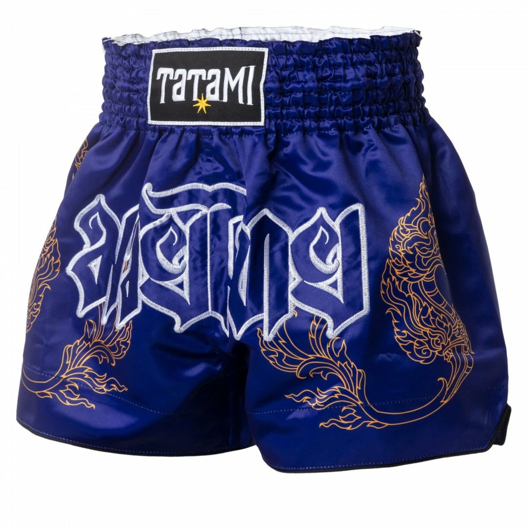 Playwell Kickboxing & Muay Thai Shorts Tatami NakMuay Muay Thai Shorts - Blue 3 Playwell Kickboxing & Muay Thai Shorts Tatami NakMuay Muay Thai Shorts - Blue