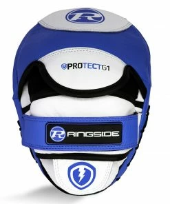 Playwell Ringside Protect G1 Hook & Jab Pads Royal / White / Black Focus Mitts