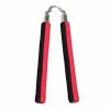 Playwell Nunchucks NR-022: Foam Nunchaku With Chain Two Tone. Red / Black