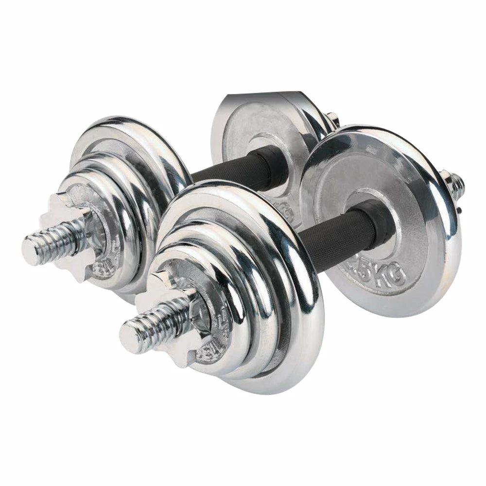 Playwell Strength Training Equipment Chrome Weighted Dumbbell Training Box Set - 50kg - PRE ORDER 1 Playwell Strength Training Equipment Chrome Weighted Dumbbell Training Box Set - 50kg - PRE ORDER