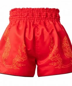 Playwell Kickboxing & Muay Thai Shorts Tatami NakMuay Muay Thai Shorts - Red 9 Playwell Kickboxing & Muay Thai Shorts Tatami NakMuay Muay Thai Shorts - Red