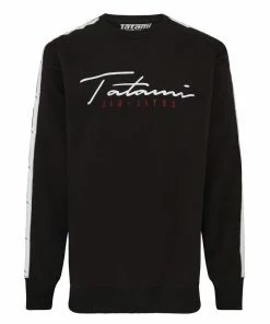 Playwell Tatami Fightwear Tatami Autograph Black Cotton Tracksuit Jumper Top