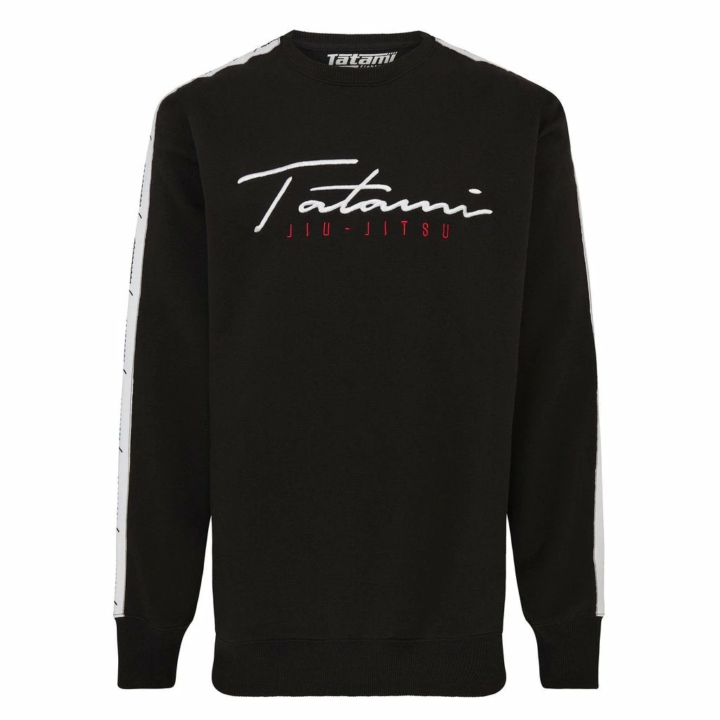 Playwell Tatami Fightwear Tatami Autograph Black Cotton Tracksuit Jumper Top 1 Playwell Tatami Fightwear Tatami Autograph Black Cotton Tracksuit Jumper Top