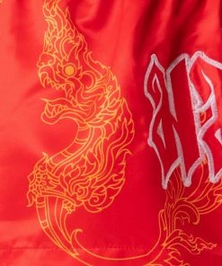 Playwell Kickboxing & Muay Thai Shorts Tatami NakMuay Muay Thai Shorts - Red 8 Playwell Kickboxing & Muay Thai Shorts Tatami NakMuay Muay Thai Shorts - Red