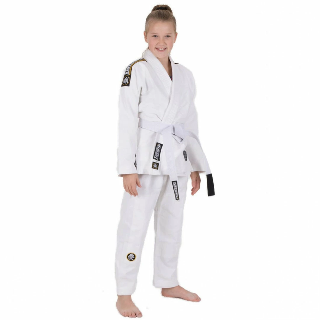 Playwell Jiu Jitsu Gi Uniforms And Equipment Tatami Kids Nova Absolute Jiu Jitsu Gi - White 2 Playwell Jiu Jitsu Gi Uniforms And Equipment Tatami Kids Nova Absolute Jiu Jitsu Gi - White