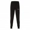 Playwell Tatami Autograph Black Cotton Tracksuit Bottoms