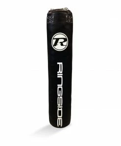 Playwell Punching Bags Ringside Boxing Synthetic Leather 6FT Black Punch Bag - 55kg
