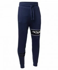 Playwell Tatami Mens Fraction Navy Joggers