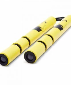 Playwell NR-020C: Game Of Death Yellow Bruce Lee Foam Nunchucks W/ Cord