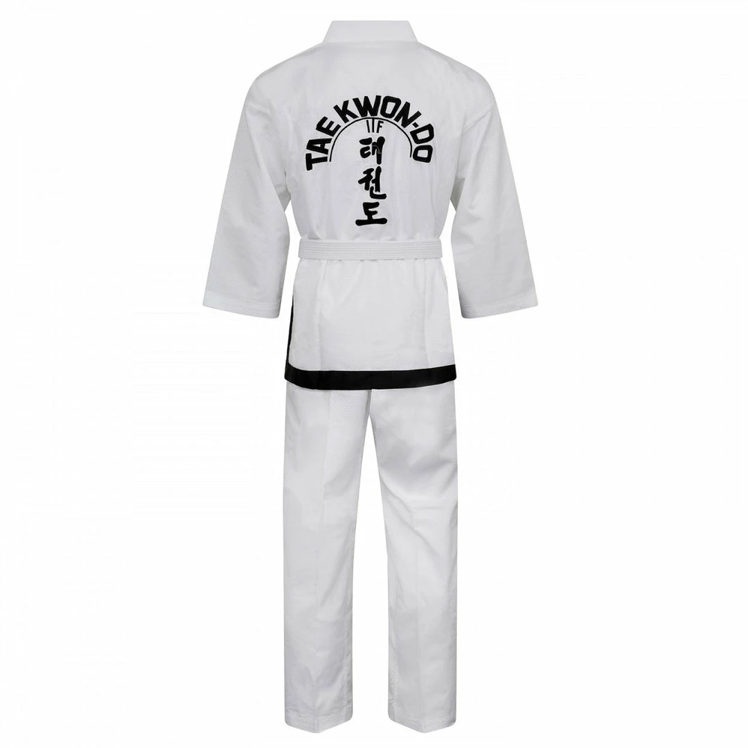 Playwell ITF And Taekwondo Poomes Uniforms Elite Ultra Light ITF Taekwondo Black Belt Fighter Suit 7 Playwell ITF And Taekwondo Poomes Uniforms Elite Ultra Light ITF Taekwondo Black Belt Fighter Suit