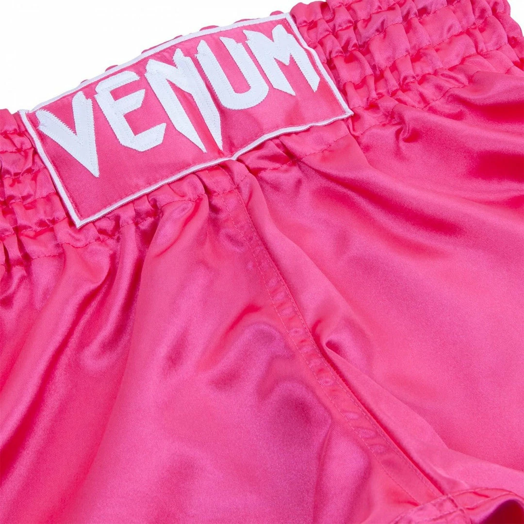 Playwell Venum Classic Muay Thai Shorts Pink 3 Playwell Venum Classic Muay Thai Shorts Pink
