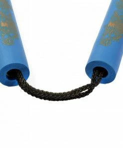 Playwell NR-002: 8 Inches Blue Nunchaku Foam With Cord Nunchucks