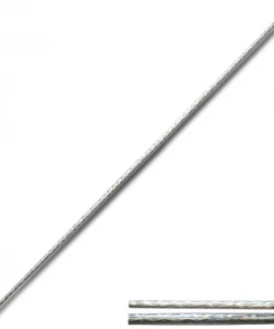 Playwell Chrome Competition Silver Prism Lotus Wood Bo Staff - 72"