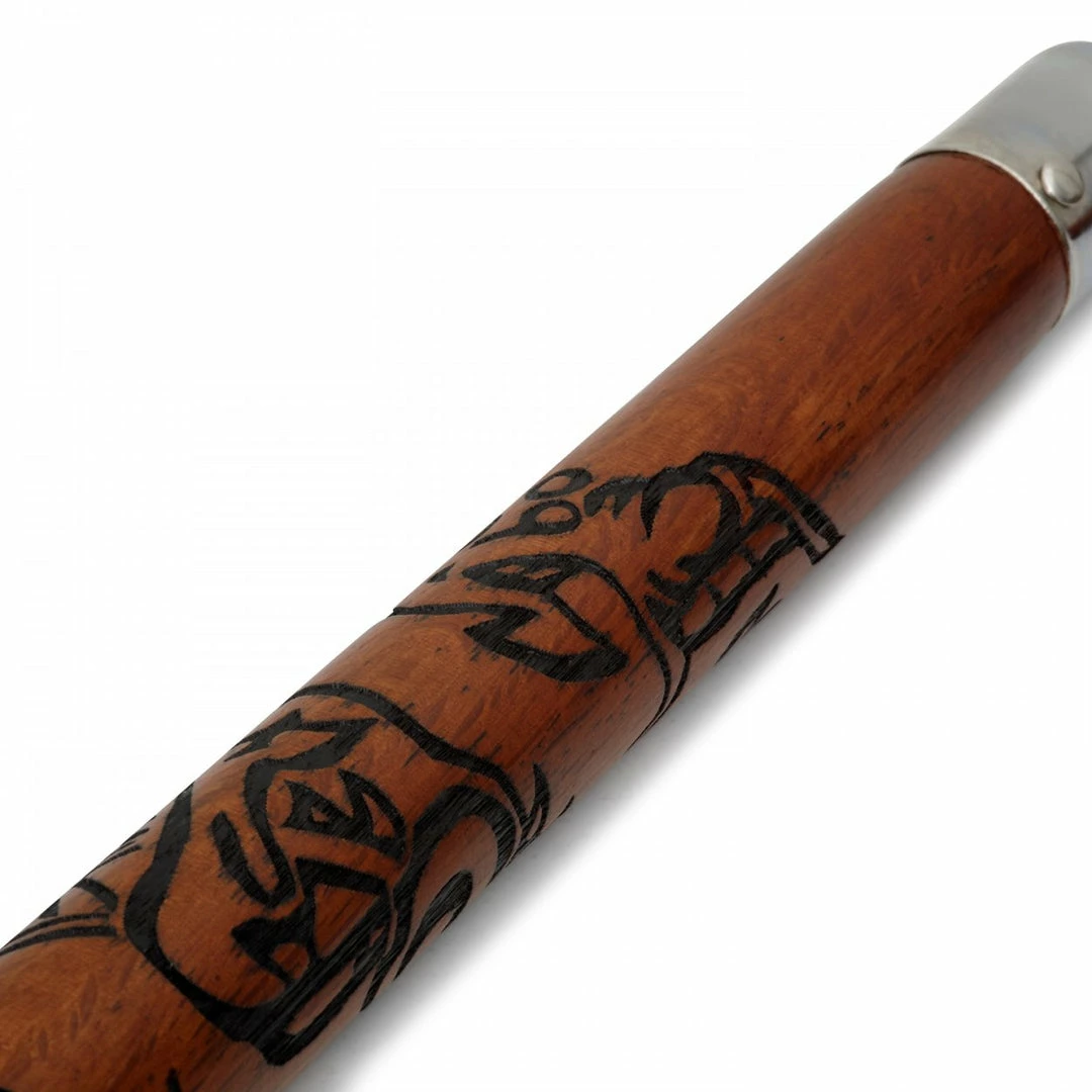 Playwell Deluxe Carved Dragon Nunchaku Chain - Red Oak Nunchucks 2 Playwell Deluxe Carved Dragon Nunchaku Chain - Red Oak Nunchucks