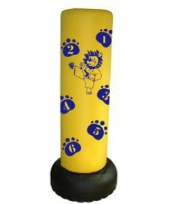 Playwell Childrens Yellow Lion Freestanding Punch Bag