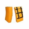 Playwell Curved Large Kick Shield Vinyl - Yellow Strike Shields And Kick Pads