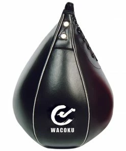 Playwell Boxing Speed Ball Black - Leather