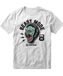 Playwell Pride Or Die Beast Mode T Shirt - White Pride Or Die MMA Clothing