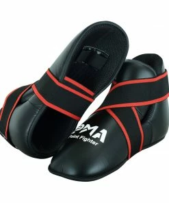 Playwell Semi Contact Point Sparring Boots - Black - NEW