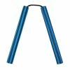 Playwell NR-003: Foam Nunchaku With Cord Blue/ Black Stripes Nunchucks