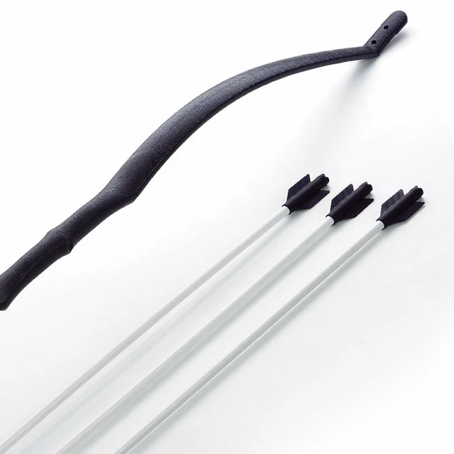Playwell Rubber/Foam/Plastic Weapons Black Polypropylene Bow & Arrow Kit 2 Playwell Rubber/Foam/Plastic Weapons Black Polypropylene Bow & Arrow Kit