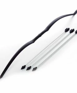 Playwell Rubber/Foam/Plastic Weapons Black Polypropylene Bow & Arrow Kit