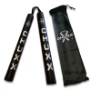 CHUXX Martial Arts Black/Silver Premium Rope Practice Nunchaku With Case