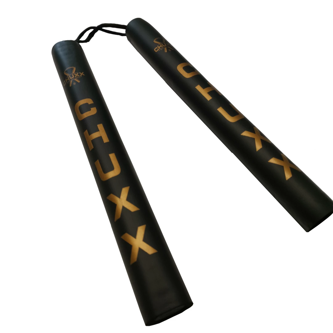 CHUXX Martial Arts Premium Black Rope Practice Nunchaku With Case 4 CHUXX Martial Arts Premium Black Rope Practice Nunchaku With Case
