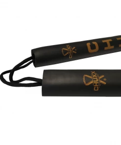 CHUXX Martial Arts Premium Black Rope Practice Nunchaku With Case 14 CHUXX Martial Arts Premium Black Rope Practice Nunchaku With Case