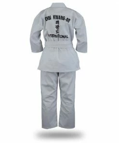 Playwell Choi Kwang Do Suits And Equipment Official Adults Choi Kwang Do All White Students Uniform