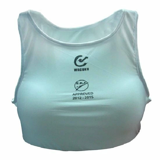 Playwell WKF Approved Karate Protective Equipment EKF Approved Ladies Chest Guard W/ Cup Guard 1 Playwell WKF Approved Karate Protective Equipment EKF Approved Ladies Chest Guard W/ Cup Guard
