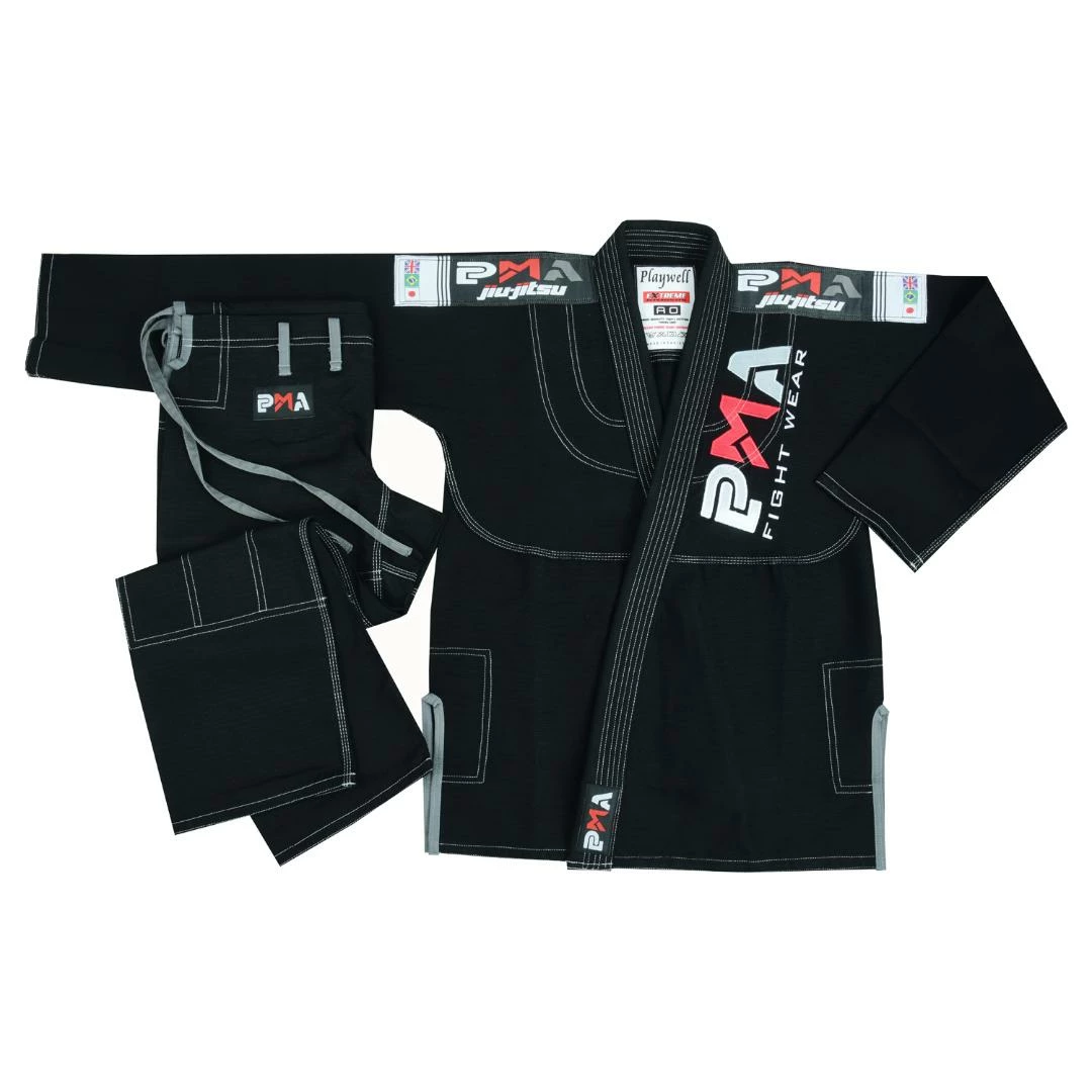Playwell Jiu Jitsu Gi Uniforms And Equipment PMA Elite Jiu Jitsu Gi - Black 1 Playwell Jiu Jitsu Gi Uniforms And Equipment PMA Elite Jiu Jitsu Gi - Black