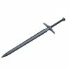 Playwell Black Polypropylene King Arthur' Excalibur Long Sword V1- 45.7" Rubber/Foam/Plastic Weapons
