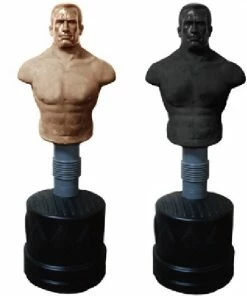 Playwell Free Standing Punch Bag - Boxing MAN - Free Bundle Package Inc