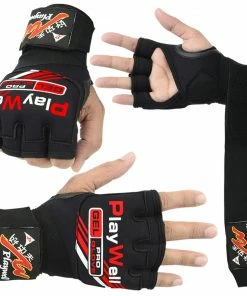Playwell Boxing Gloves Easy Quick Neoprene Gel Wraps