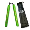 CHUXX Martial Arts Green Premium Rope Practice Nunchaku With Case CHUXX Nunchucks