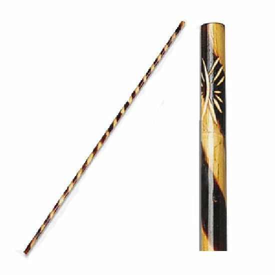 Playwell Jo Staff Rattan Burnt Spiral Pattern 1 Playwell Jo Staff Rattan Burnt Spiral Pattern