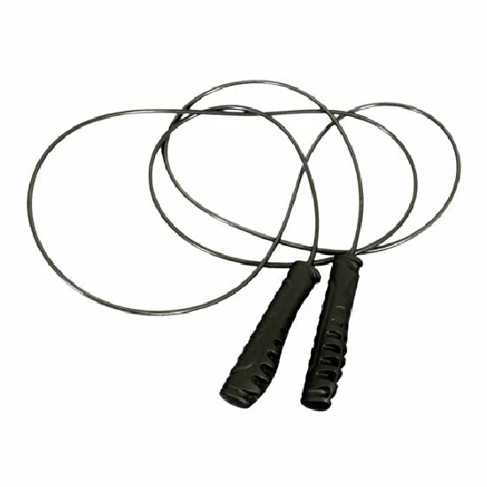 Playwell Deluxe Black Steel Cable Skipping Rope Skipping Ropes 1 Playwell Deluxe Black Steel Cable Skipping Rope Skipping Ropes