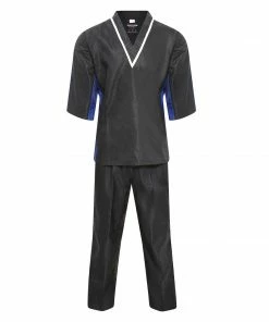Playwell Elite Freestyle V-Neck Team Uniform - Black/Blue