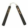 Playwell NR-028: Foam Nunchaku With Metal B/Bearing. All Black Nunchucks