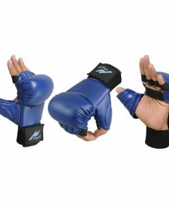 Playwell Karate Mitts Elite With Thumb Protection - Vinyl