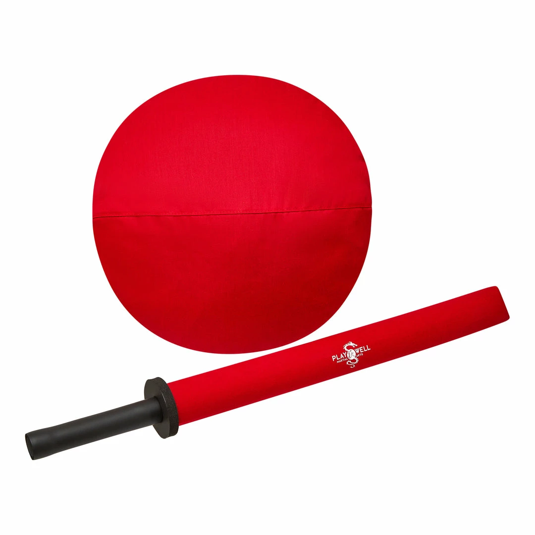 Playwell Childrens Sparring Full Contact Sword & Shield Set - Red 1 Playwell Childrens Sparring Full Contact Sword & Shield Set - Red