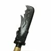 Playwell Black Polypropylene Full Contact Kwan Dao Spear Head Only Rubber/Foam/Plastic Weapons