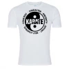 Playwell Martial Arts T-Shirts Karate Yin Yang T Shirt - White