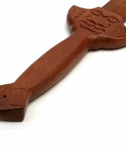 Playwell Wooden Broadswords And Tai Chi Swords Wooden Tai Chi Sword One Piece Lion Head - 36